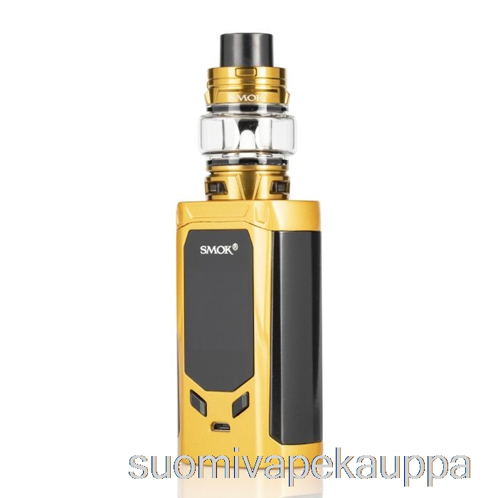 Vape Netistä Smok R-kiss 200w & Tfv8 Baby V2 Aloituspakkaus Kultaa